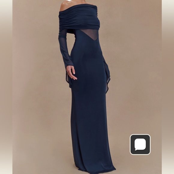 Meshki Navy Dress, medium - Picture 2 of 8